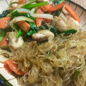 鶏肉と春雨の激ウマ中華炒め♪